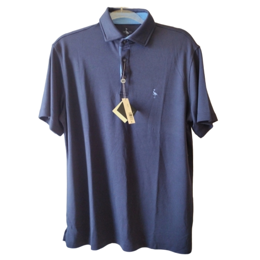 Tailorbyrd‎ Golf Polo Shirt Men M Blue Short Sleeve Casual Sporty Logo Vacations